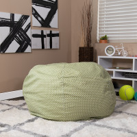 Flash Furniture Oversized Green Dot Bean Bag Chair DG-BEAN-LARGE-DOT-GRN-GG